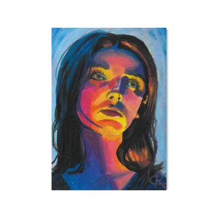 Oil Pastel Portrait 02
