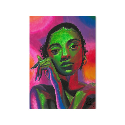 Oil Pastel Portrait 03