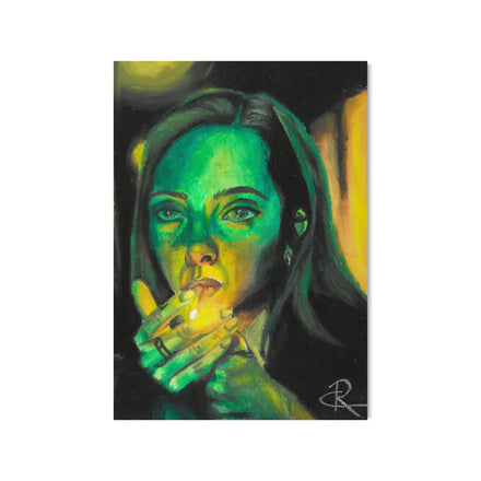 Oil Pastel Portrait 01